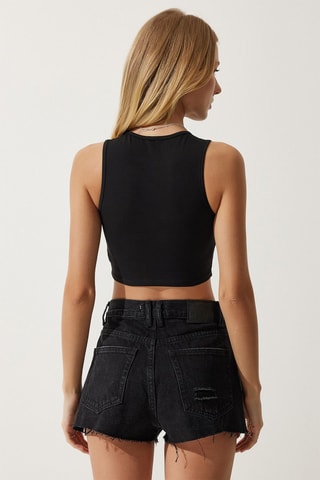 Crop top - Noir