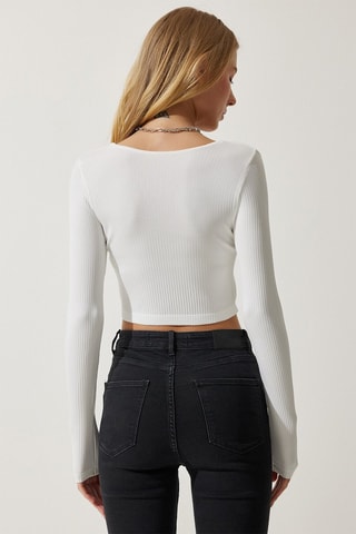 Crop top - Blanc