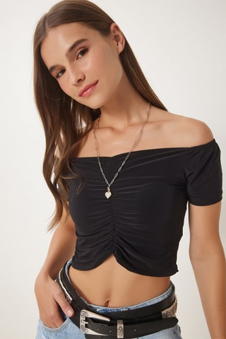 Crop top - Noir