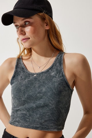 Crop top - Gris