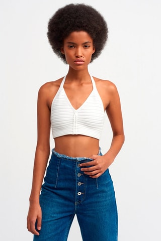 Crop top - Blanc