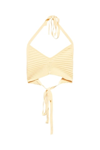 Crop top - Jaune