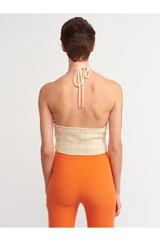Crop top - Ivoire - Blanc