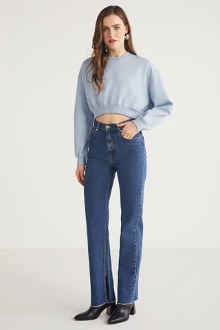 Sweat court - Bleu