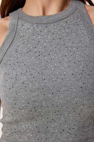 Crop top - Gris