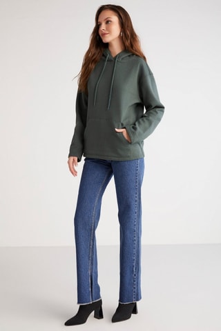 Sweat à capuche - Vert