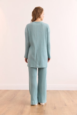 Tunique et pantalon palazzo - Vert