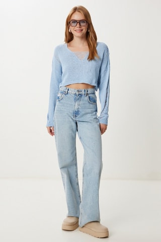 Pull regular - Bleu