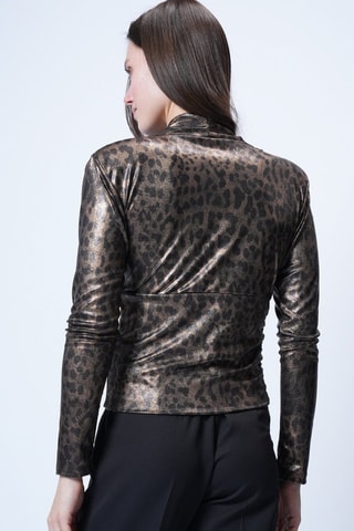 Top - Noir et marron