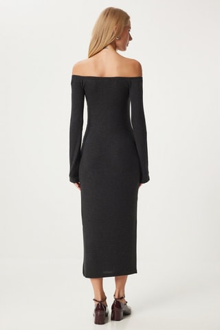 Robe droite - Gris