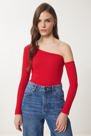 2 tops - Rouge et vert