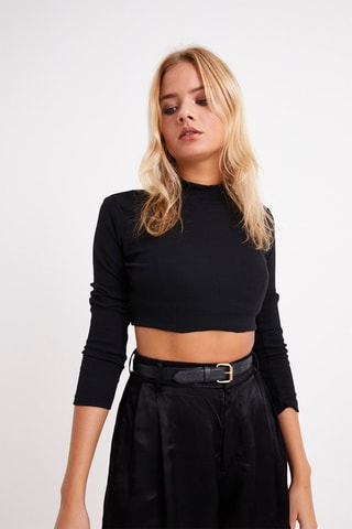 Crop top - Noir