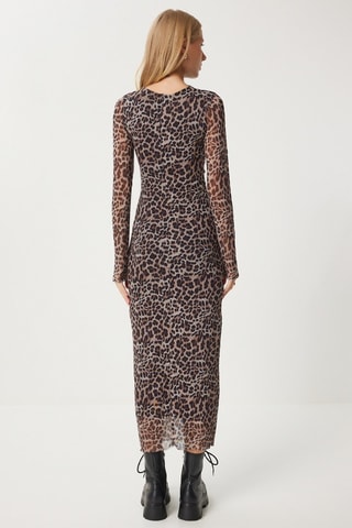 Robe slim - Noir et gris