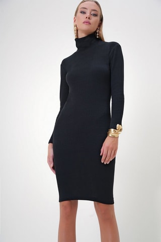Robe fourreau - Noir
