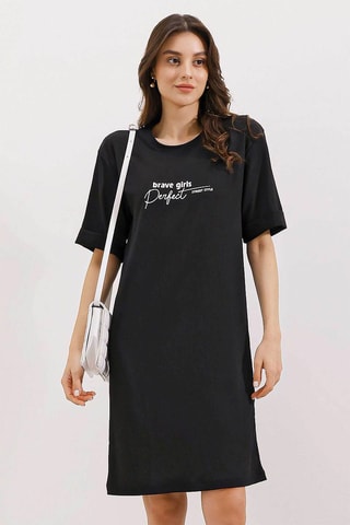 Robe droite - Noir