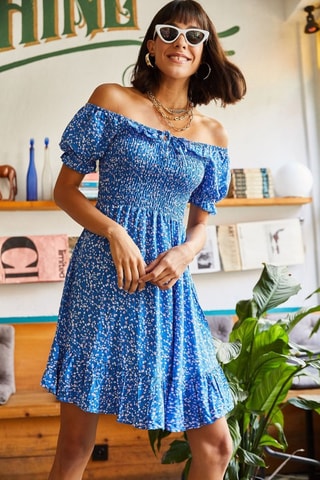 Robe patineuse - Bleu