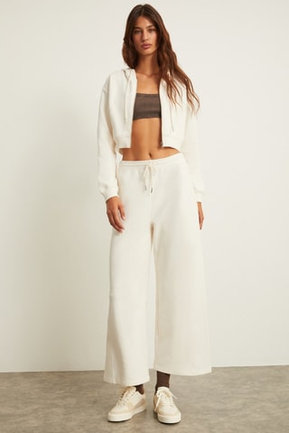 Pantalon relaxed fit - Blanc
