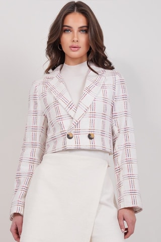 Veste - Blanc et rouge