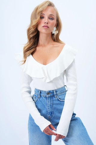 Top - Blanc