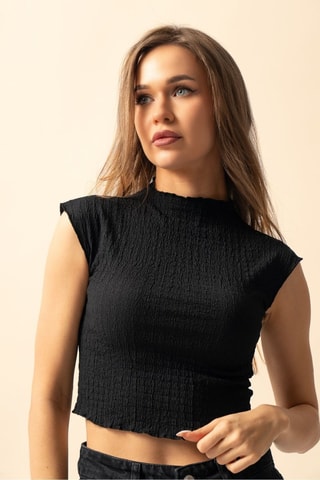 Crop top - Noir