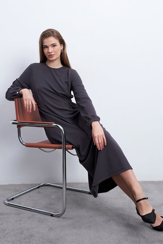 Robe longue - Gris