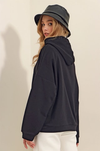 Sweat à capuche - Noir