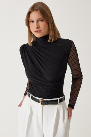 Top regular - Noir