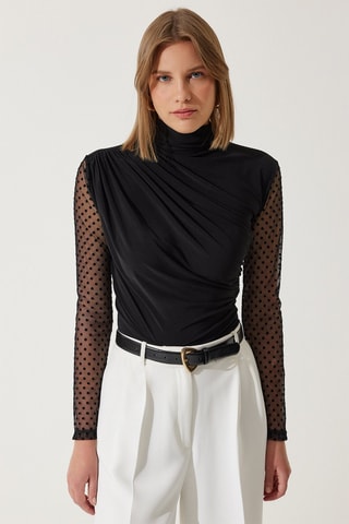Top regular - Noir