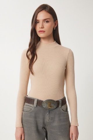 Top slim - Beige