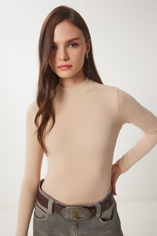 Top slim - Beige