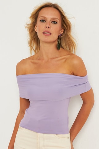 Top sans manches - Violet