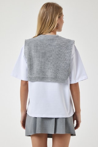 Crop top - Gris