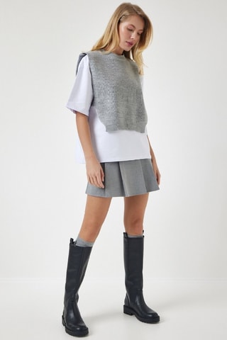 Crop top - Gris