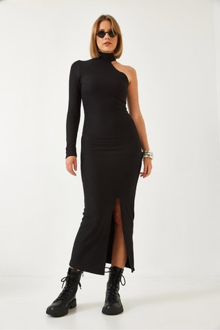 Robe fourreau - Noir
