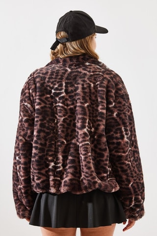 Veste - Noir, beige et marron