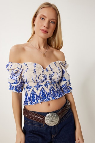 Crop top - Beige