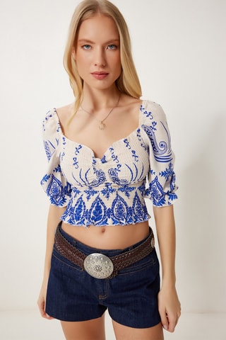 Crop top - Beige