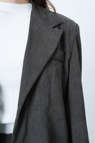 Veste en velours - Vert