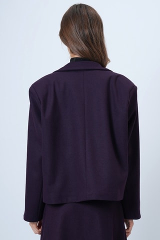 Veste en velours - Violet