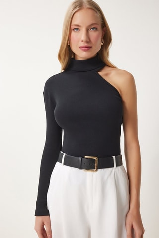 Top slim - Noir