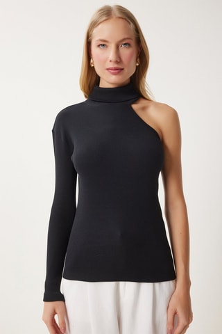 Top slim - Noir