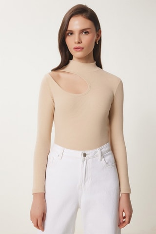 2 tops - Beige et rose