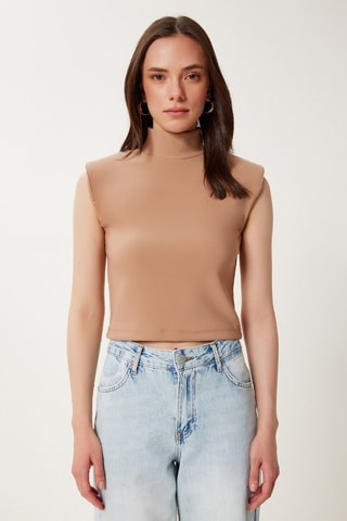 2 tops - Blanc et beige