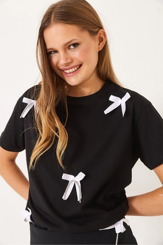 T-shirt - Blanc et noir