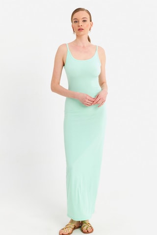 Robe longue - Vert