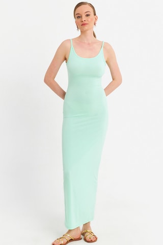 Robe longue - Vert