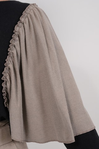Top - Noir et gris