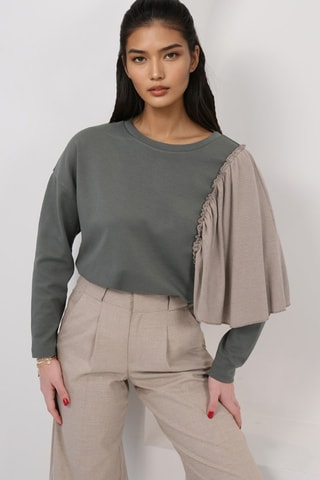 Top - Vert et gris