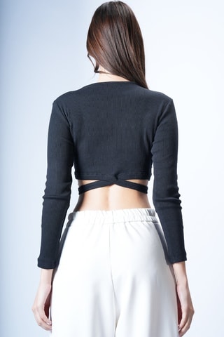 Crop top - Noir