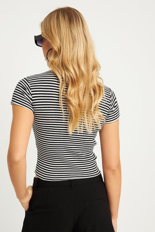 Top - Blanc et noir